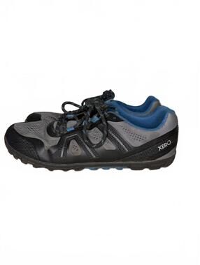 Xero Mesa Trail II Barefoot Trail Shoes Sz 9.5 Gray Black Sporty Hiking Sneakers